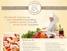 Tablet Screenshot of lakesidecateringservices.com